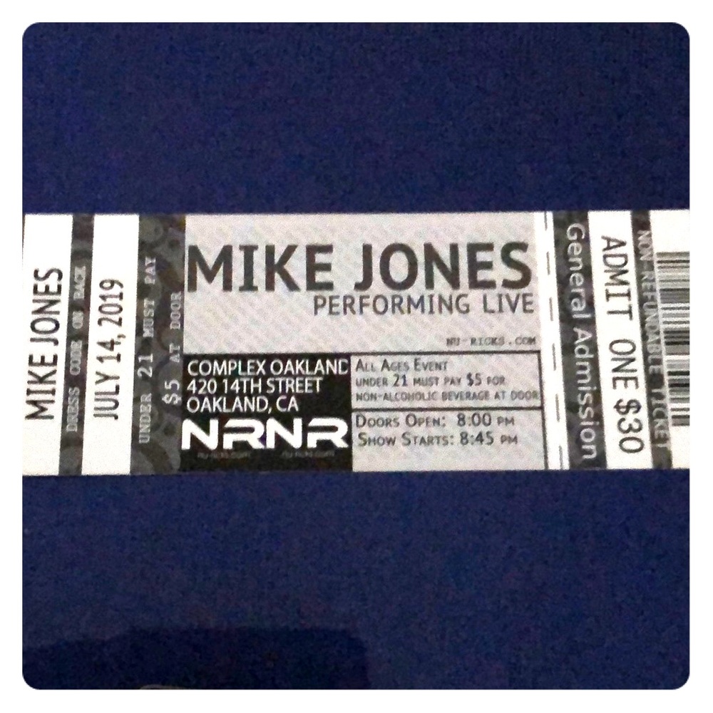 Tickets  for live show and T-shirt